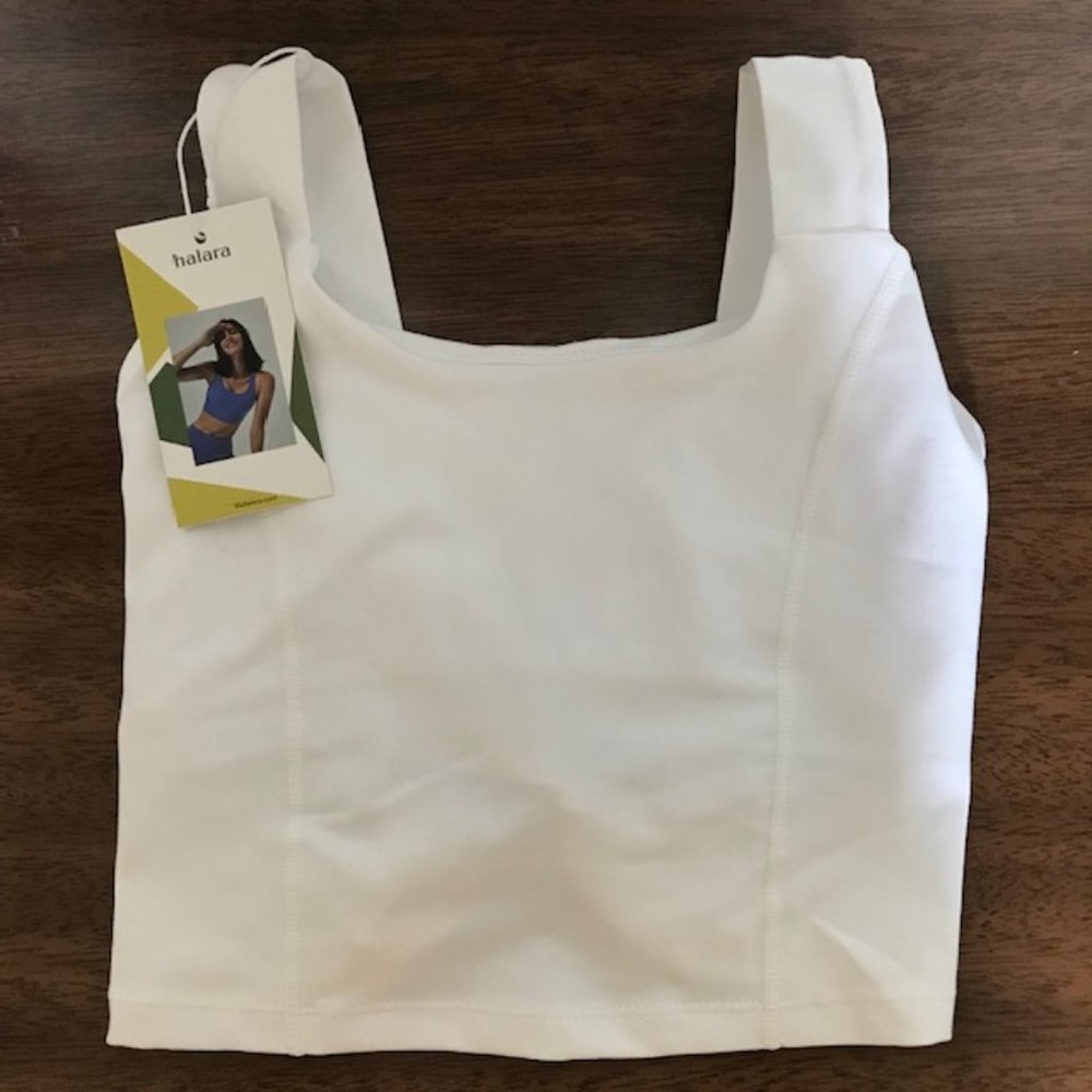 Halara Low Support Twisted Backless Cropped Tank